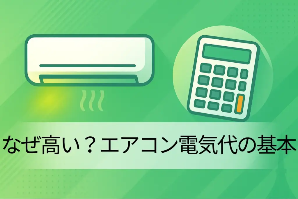 【知識編】なぜ高い？エアコン電気代の基本