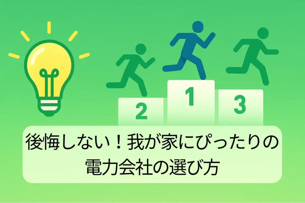 第3部【実践編】後悔しない!我が家にぴったりの電力会社の選び方