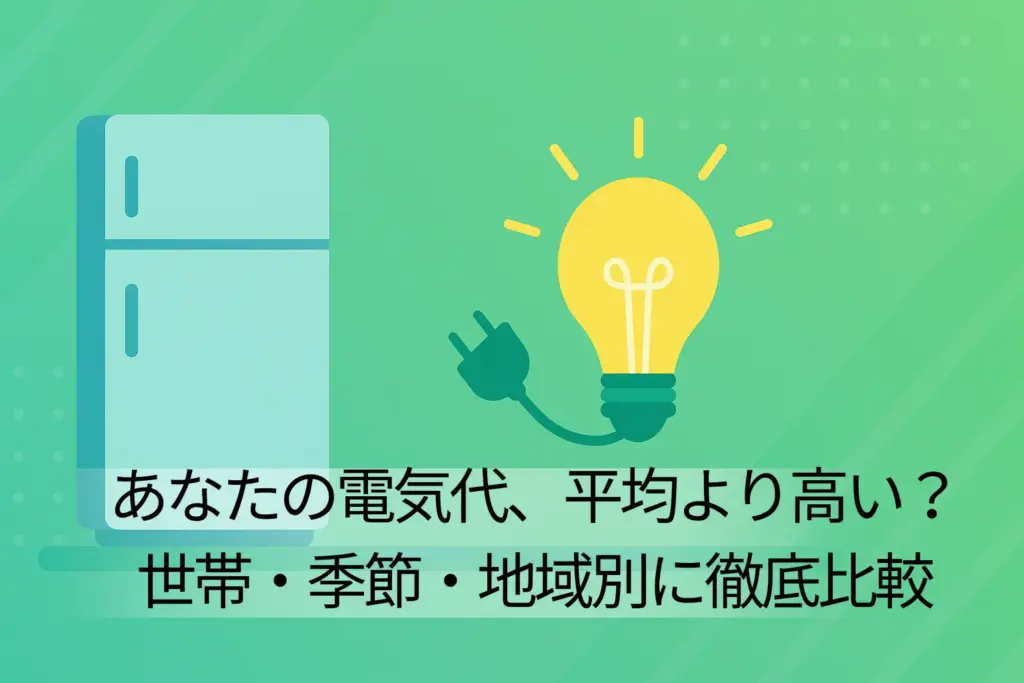 【現状把握】あなたの電気代、平均より高い？世帯・季節・地域別に徹底比較