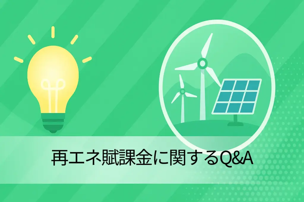 再エネ賦課金に関するQ&A