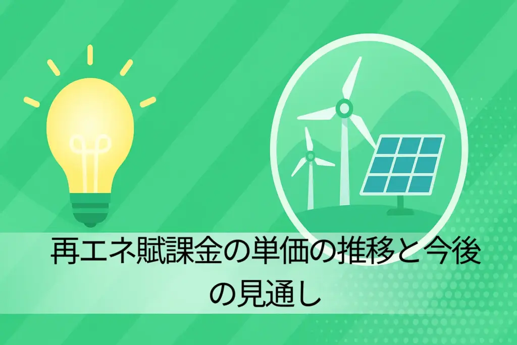再エネ賦課金の単価の推移と今後の見通し