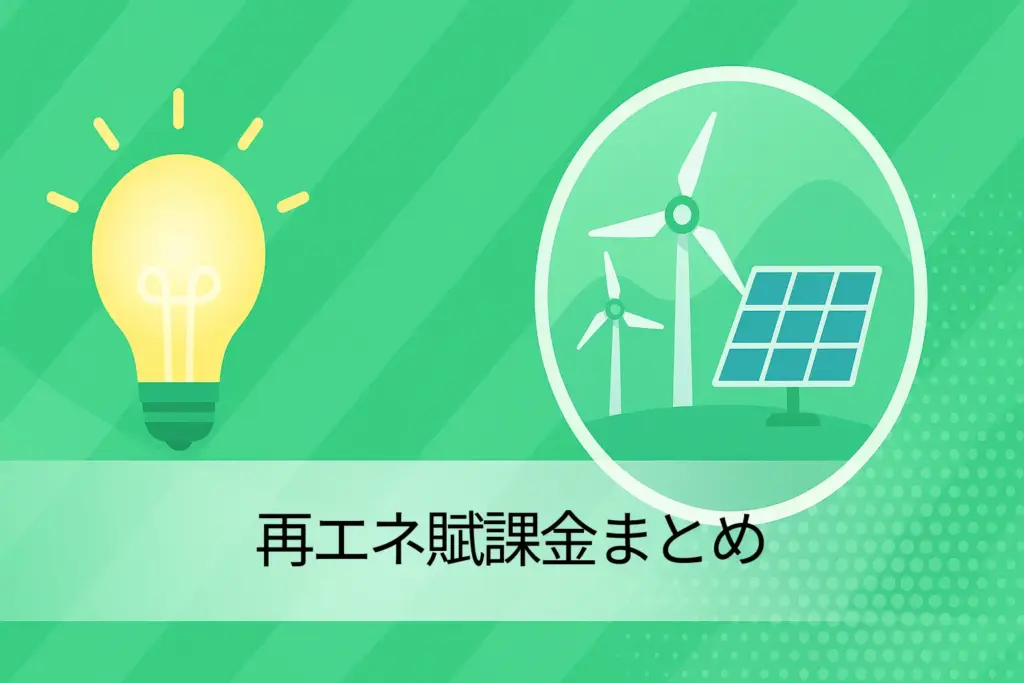 再エネ賦課金まとめ