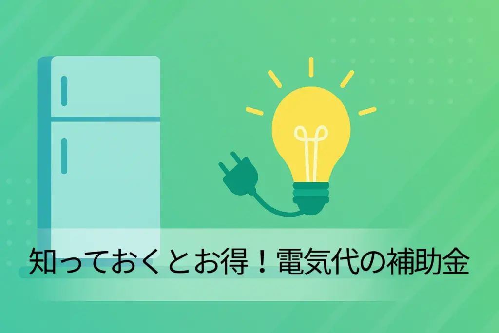 【補足情報】知っておくとお得！電気代の補助金